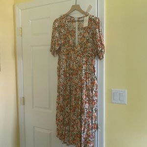 Spring Cleaning: Faithfull the Brand Floral Dress with tie